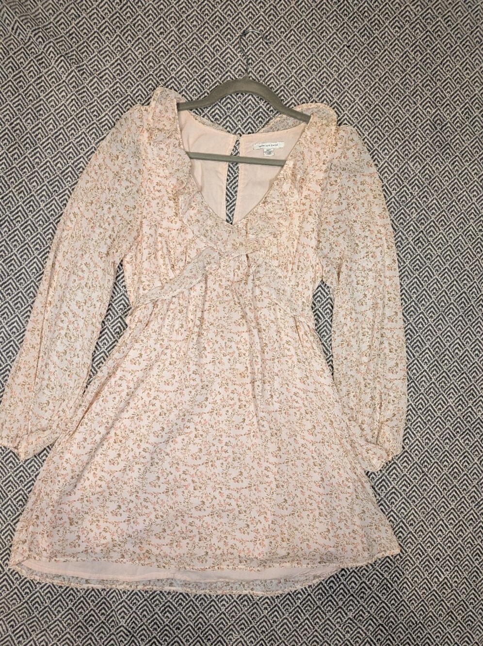 American Eagle Floral Flowy Dress Size Small Fall Boho Western